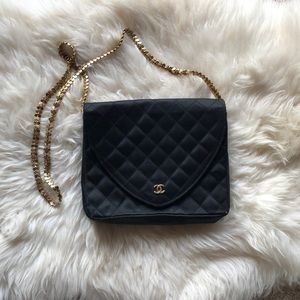 Vintage CHANEL Clutch, Black